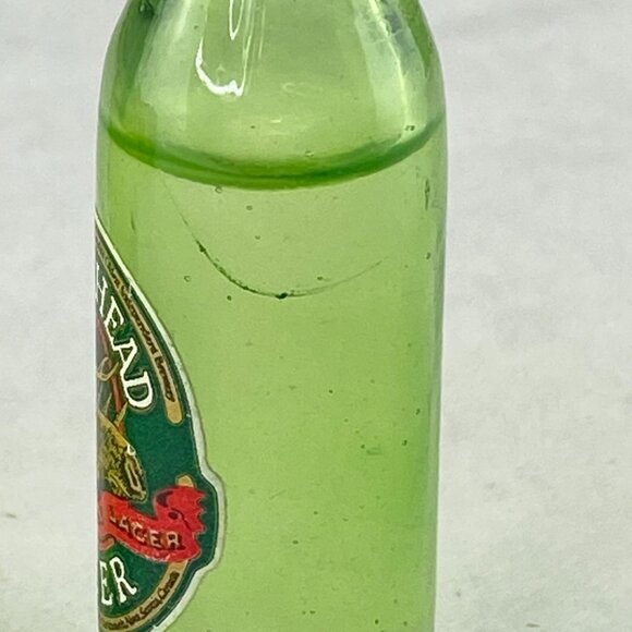 Vintage Carlsberg Beer and Moosehead Beer  3" Bottle Lot of 2 - Picture 10 of 11